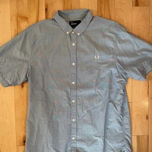 Fred Perry Blue Short Sleeve